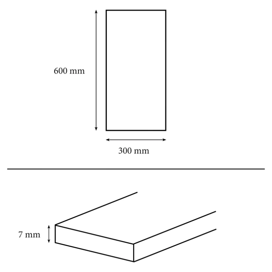 Faïence murale intérieur terracotta satiné L.60 x l.30 cm x ép.7 mm, Colville-GoodHome Clearance
