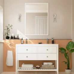 Faïence murale intérieur terracotta satiné L.60 x l.30 cm x ép.7 mm, Colville-GoodHome Clearance