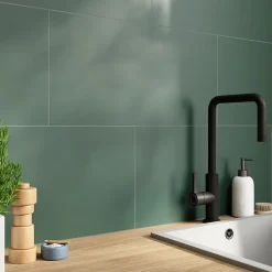 Faïence murale intérieur vert satiné L.60 x l.30 cm x ép.7 mm, Colville-GoodHome Hot