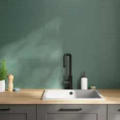 Faïence murale intérieur vert satiné L.60 x l.30 cm x ép.7 mm, Colville-GoodHome Hot