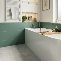 Faïence murale intérieur vert satiné L.60 x l.30 cm x ép.7 mm, Colville-GoodHome Hot