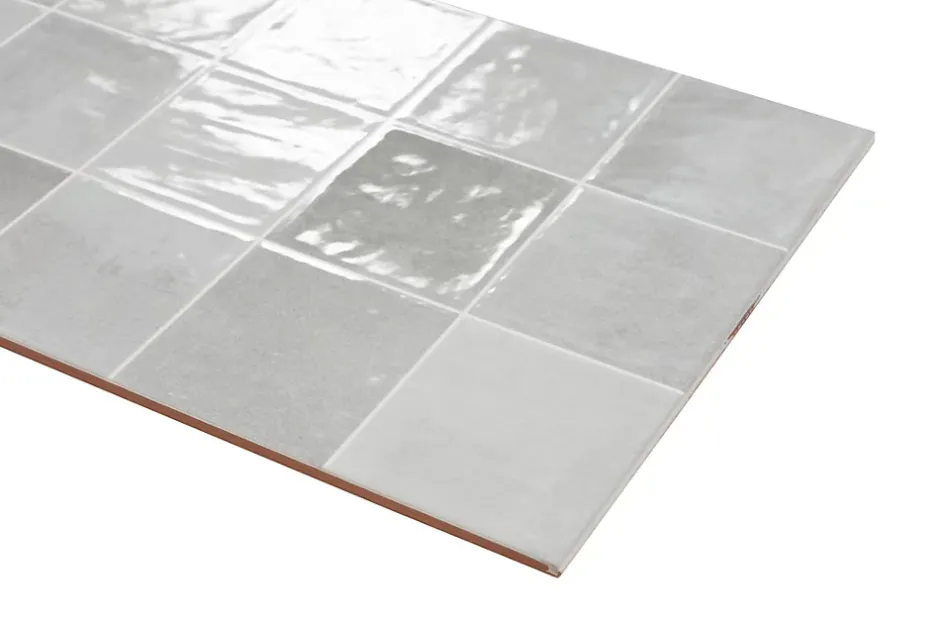 Faïence murale Soul square gris 32 x 60 cm