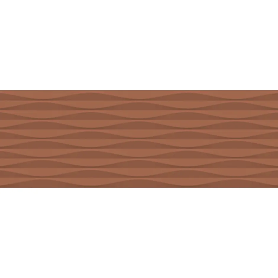 Faïence murale terre cuite mat décor 3D L.90 x l.30 cm x ép.10,5 mm, Aspen-Etile Sale