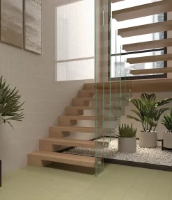 Equipe Ceramica Faïence murale uni beige brillant L.20 x l.5 cm x ép.8 mm, Halo