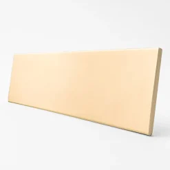 Faïence murale unie beige satin L.30 x l.7 cm, Minerra- Sale