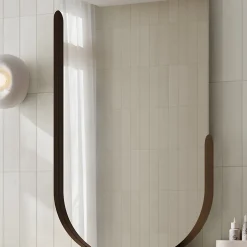 Faïence murale unie blanc cassé L.30 x l.7 cm, Minerra