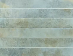 Equipe Ceramica Faïence murale unie bleu aqua brillant L.40 x l.5 cm x ép.8 mm, Java