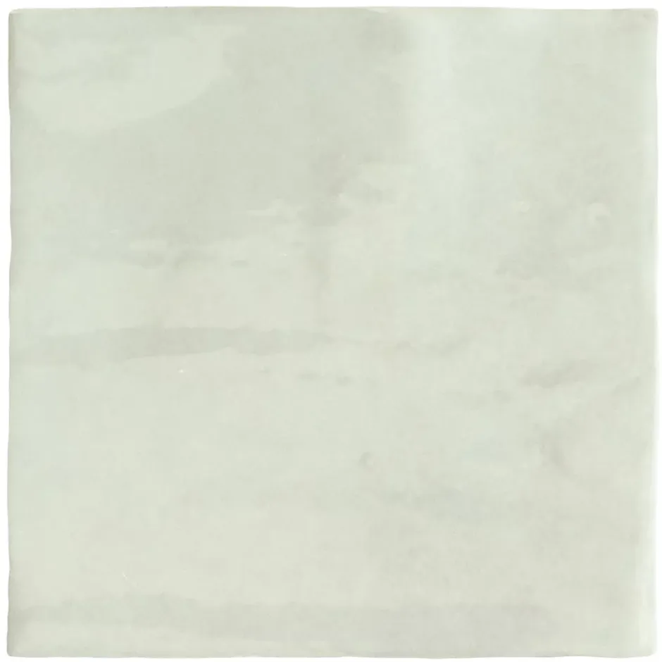 Equipe Ceramica Faïence murale unie vert d'eau brillant L.10 x l.10 cm x ép.8 mm, Twist