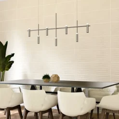 Faïence murale vague effet béton beige mat L.90 x l.30 cm x ép.10,5 mm, Unik-Baldocer Clearance