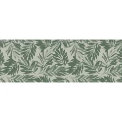 Etile Faïence murale vert décor feuille 2D L.90 x l.30 cm x ép.10,5 mm, Aspen