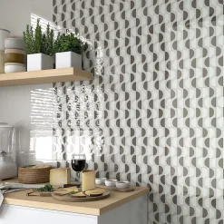 Vives Faïence Paola Avec un décor 20 x 20cm ( vendu par boite de 0,16 m² )