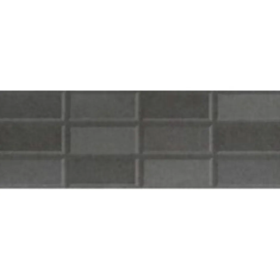 Cristacer Faïence Piemonte Mureto Graphite 60 x 20cm ( vendu par boite de 1,08 m² )