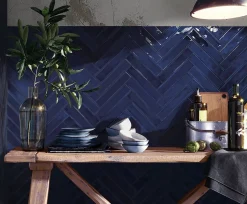 Faïence Saona Sky - brillant 25 x 5cm ( vendu par boite de 0,75 m² )-Bestile Best