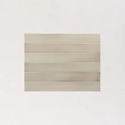 Les Carreaux De Jean Faience Effet Zellige Beige MASSIMO Siena Earth 5x40cm - Les Carreaux de Jean