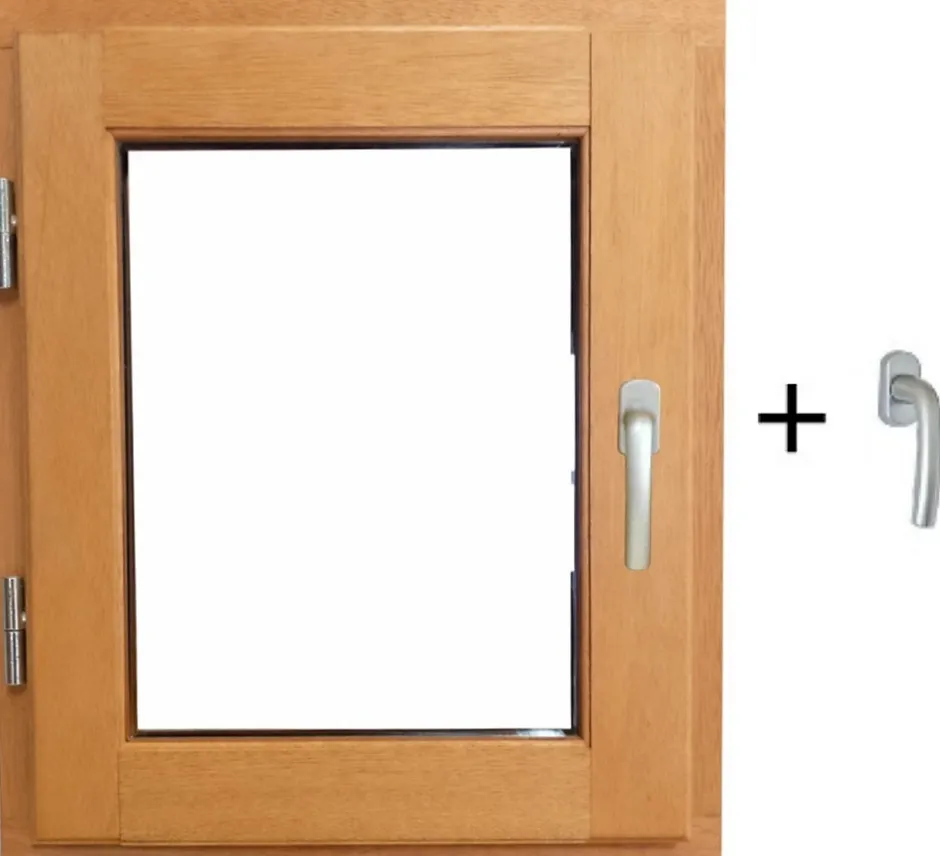 Gd Menuiseries Fenetre Bois 1 Vantail H45 X L40 Côte Tableau Tirant Gauche, Poignee (ref 010220f9)