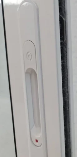 Gd Menuiseries Fenetre Coulissante Aluminium H105 X L100 Blanc 2 Vantaux