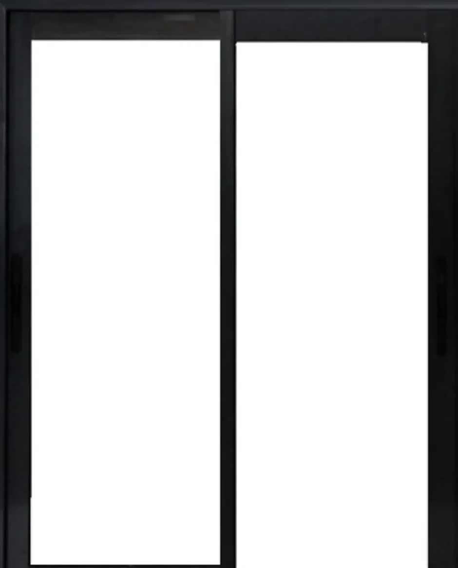 Fenetre Coulissante Aluminium H115 X L120 Gris Ral 7016 2 Vantaux-Gd Menuiseries Discount