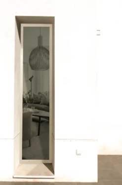 Gd Menuiseries Fenetre Fixe En Aluminium Blanc Vertical H215 X L60