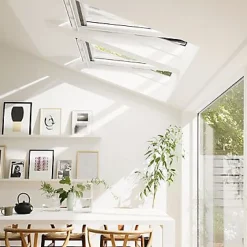 Velux Fenêtre à rotation GGL Triple vitrage blanc MK04 80,7 x h.111,6 cm