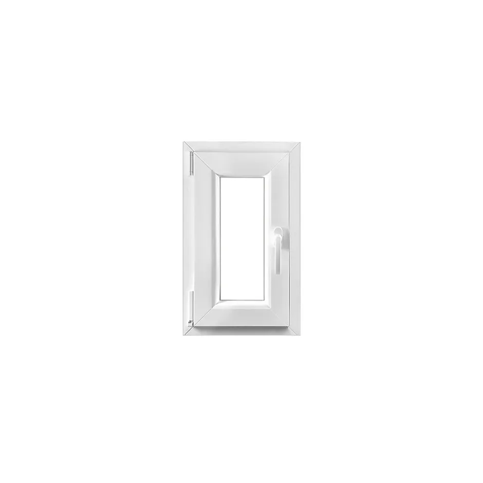 Fenêtre 1 vantail oscillo-battante, tirant gauche double vitrage en PVC blanc l.45 x H.68 cm-GoodHome Clearance