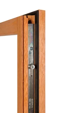 GoodHome Fenêtre 1 vantail tirant droit double vitrage en bois marron l.45 x H.47,8 cm