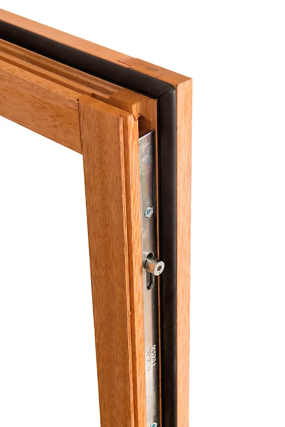 Fenêtre 1 vantail tirant gauche double vitrage en bois marron l.45 x H.47,8 cm-GoodHome Discount