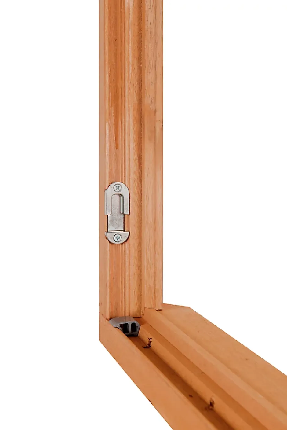 Fenêtre 1 vantail tirant gauche double vitrage en bois marron l.45 x H.47,8 cm-GoodHome Discount