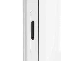 GoodHome Fenêtre 2 vantaux coulissante double vitrage en aluminium blanc l.103 x H.117 cm