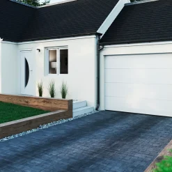 GoodHome Fenêtre 2 vantaux oscillo-battante, tirant droit double vitrage en PVC blanc l.95 x H.158 cm