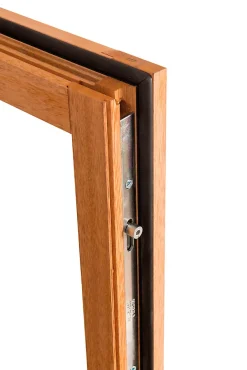 Fenêtre 2 vantaux tirant droit double vitrage en bois marron l.125 x H.117,8 cm-GoodHome Clearance