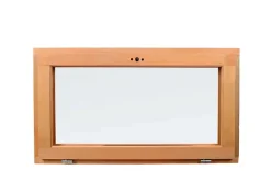 Fenêtre abattante par le haut double vitrage en bois marron l.125 x H.47,8 cm-GoodHome Hot