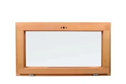Fenêtre abattante par le haut double vitrage en bois marron l.105 x H.47,8 cm-GoodHome Hot