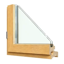 Fenêtre abattante par le haut double vitrage en bois marron l.105 x H.47,8 cm-GoodHome Hot