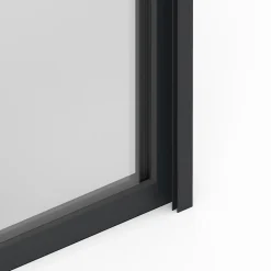 GoodHome Fenêtre alu 1 vantail oscillo-battant + volet roulant électrique gris - l.60 x h.75 cm, tirant droit