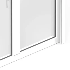 GoodHome Fenêtre alu 2 vantaux oscillo-battant + volet roulant électrique blanc - l.120 x h.105 cm