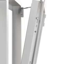 Fenêtre alu 2 vantaux oscillo-battant + volet roulant électrique blanc - l.120 x h.95 cm-GoodHome