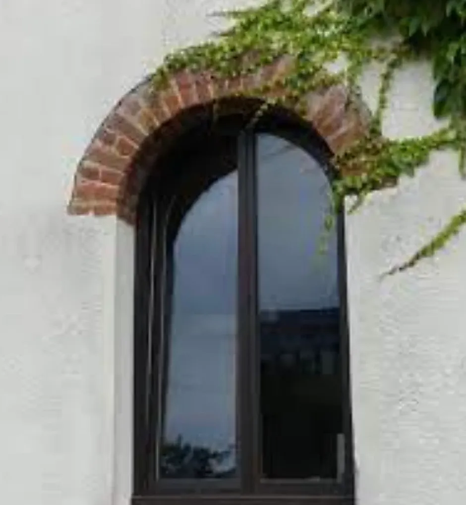 Fenêtre Aluminium avec 1 ventail ouvrant RAL 7016 ( L.: 140 cm x H.: 120 cm)-3 in 1