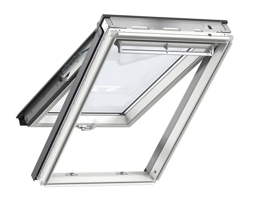 Velux Fenêtre de toit à projection Tout Confort Whitefinish - bois peint en blanc L. 114 x H. 140 cm (GPL 2057 SK08)