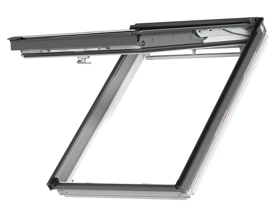 Velux Fenêtre de toit à projection Tout Confort Whitefinish - bois peint en blanc L. 114 x H. 140 cm (GPL 2057 SK08)