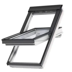 Fenêtre de toit à rotation GGU SK08 0057 L.114 x H.140 cm Tout confort EverFinish blanc-VELUX Sale