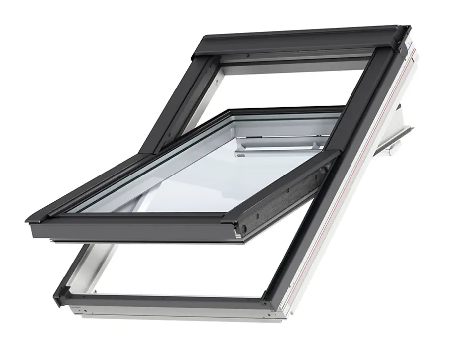Velux Fenêtre de toit à rotation Confort Whitefinish - bois peint en blanc L. 114 x H. 140 cm (GGL 2076 SK08)