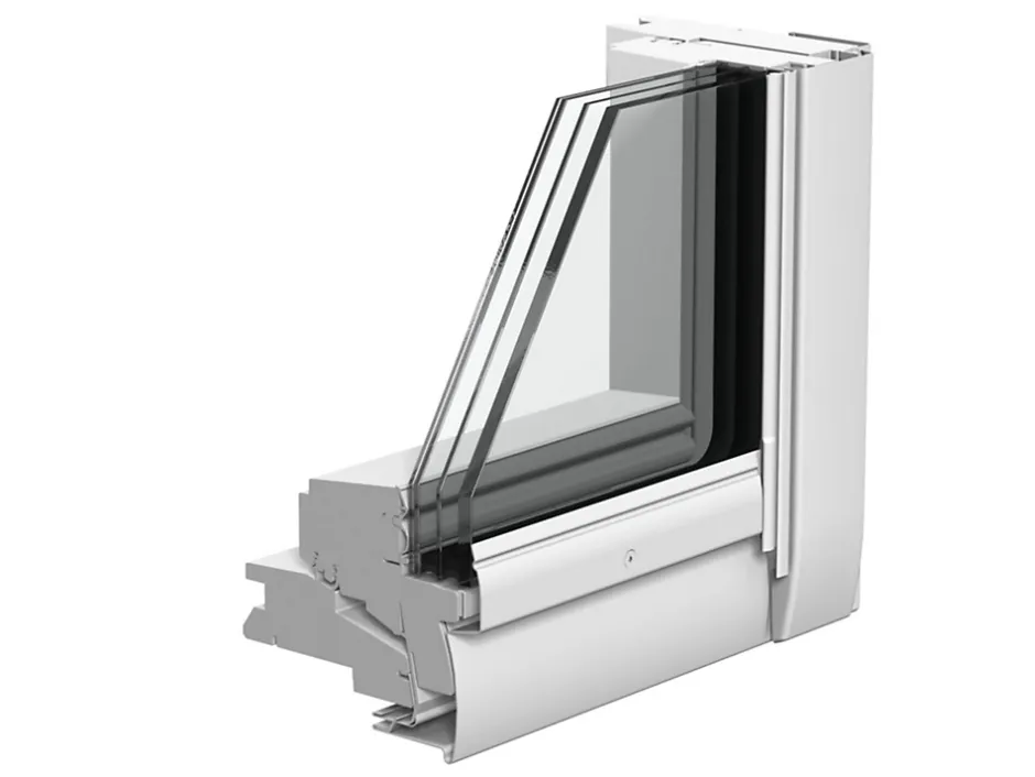 Fenêtre de toit à rotation Triple vitrage - Whitefinish (bois peint en blanc) L. 78 x H. 98 cm (GGL 2062 MK04)-Velux