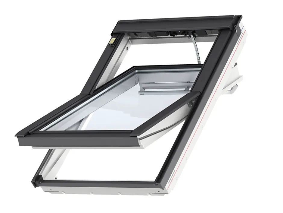 Fenêtre de toit motorisée électrique GGU MK06 Integra® confort Everfinish - polyuréthane L. 78 x H. 118 cm-Velux Discount