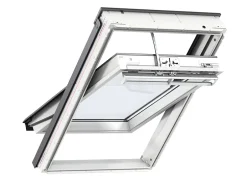 Velux Fenêtre de toit motorisée électrique GGU CK04 Integra® confort Everfinish - polyuréthane L. 55 x H. 98 cm