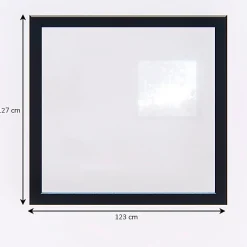 Fenêtre fixe double vitrage en aluminium gris l.123 x H.127 cm-GoodHome Hot