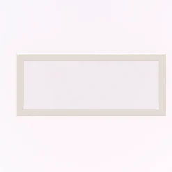 GoodHome Fenêtre fixe double vitrage en aluminium blanc l.153 x H.62 cm