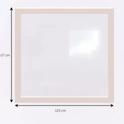 Fenêtre fixe double vitrage en aluminium blanc l.123 x H.107 cm-GoodHome Sale