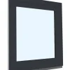 Fenêtre oscillo-battante PVC anthracite et blanc L 650mm x H 750mm ouvrant gauche-Fral Fermetures Hot