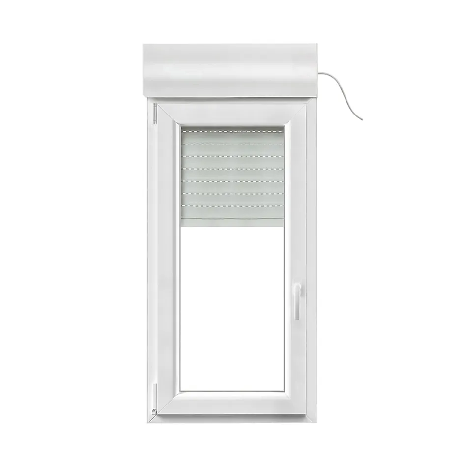 GoodHome Fenêtre PVC 1 vantail oscillo-battant + volet roulant électrique blanc - l.60 x h.115 cm, tirant gauche
