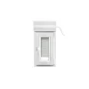 Fenêtre PVC 1 vantail oscillo-battant + volet roulant électrique blanc - l.40 x h.65 cm, tirant droit-GoodHome Outlet